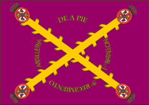 [Regimental Colour of the 1st Battalion, 5th Regiment of Foot Artillery 1835-1881 (Spain)]